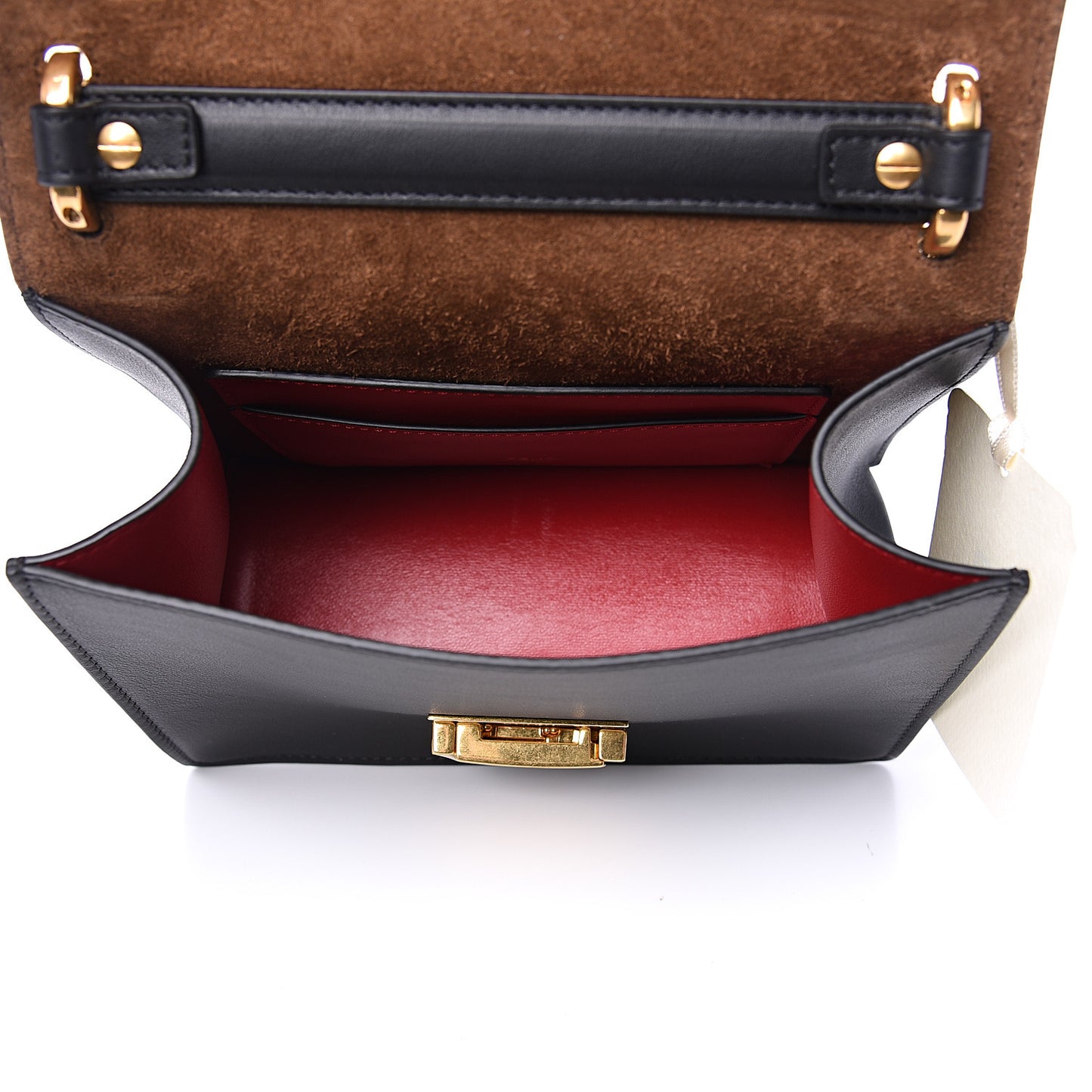 Vitello Grace Matte Small Kan U Shoulder Bag Black