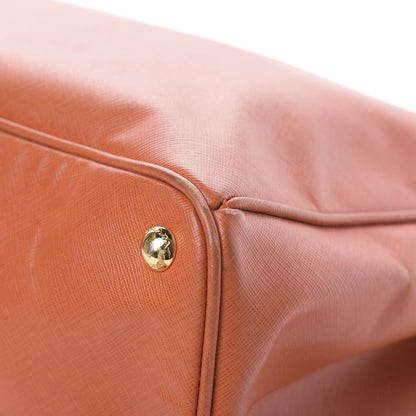 Prada Saffiano Lux Extra Large Tote Papaya 11 of 17