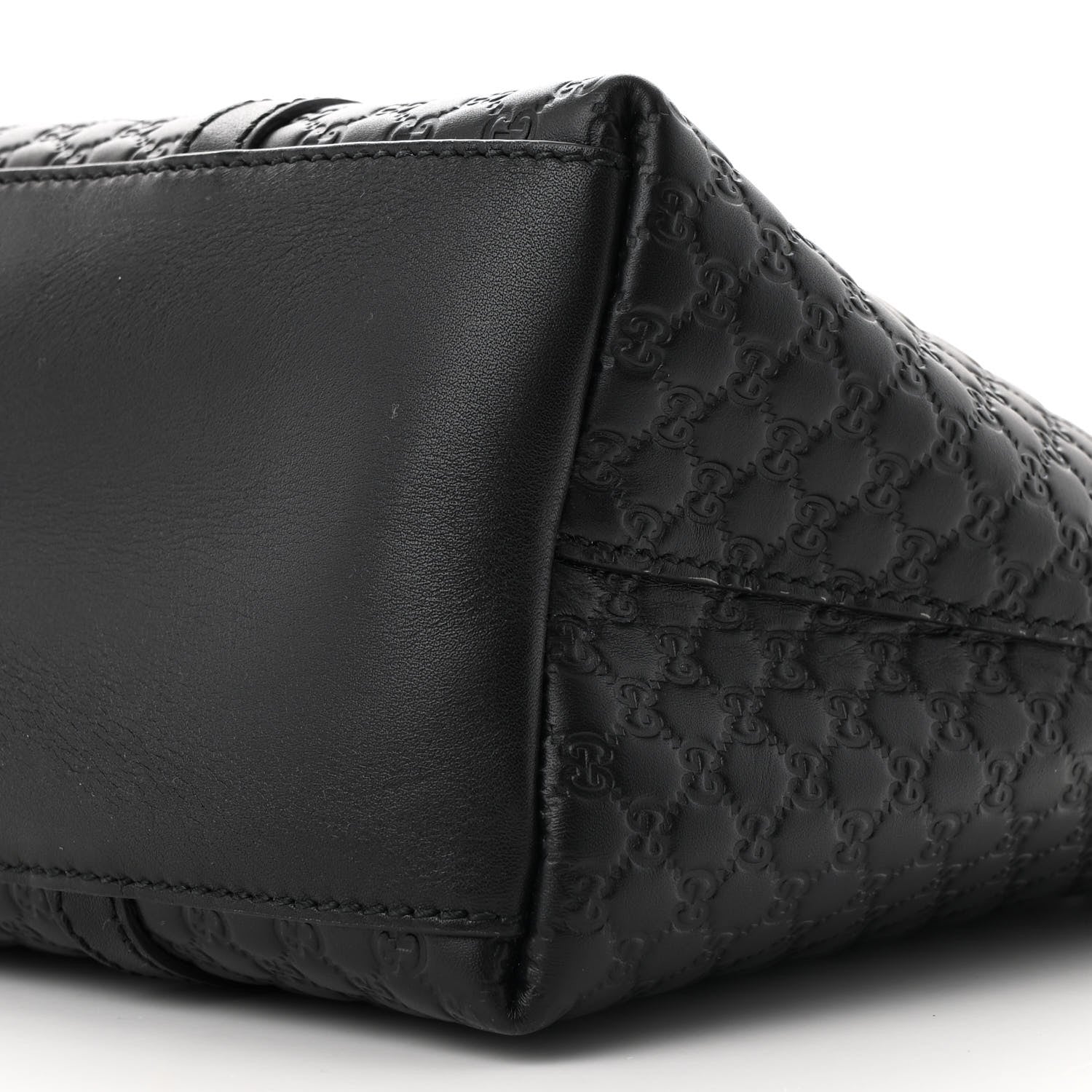 Gucci Soft Microguccissima Small Zippered Satchel Black 10 of 10