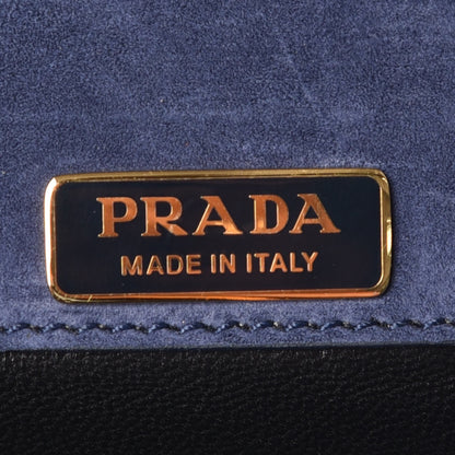 Prada Velvet Crystal Cahier Shoulder Bag Zaffiro Black 8 of 12