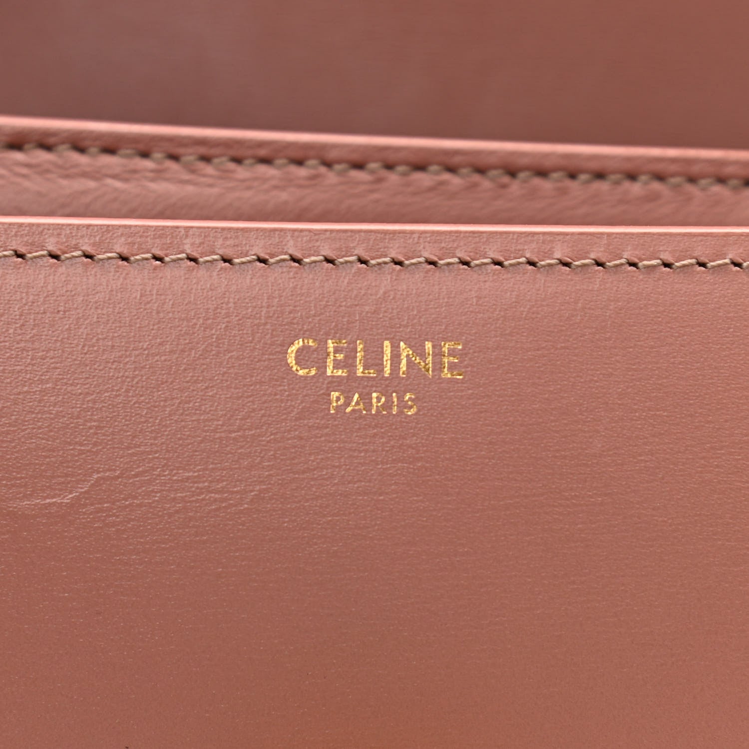 Celine Box Calfskin Teen Classic Box Flap Bag Antique Rose 6 of 10
