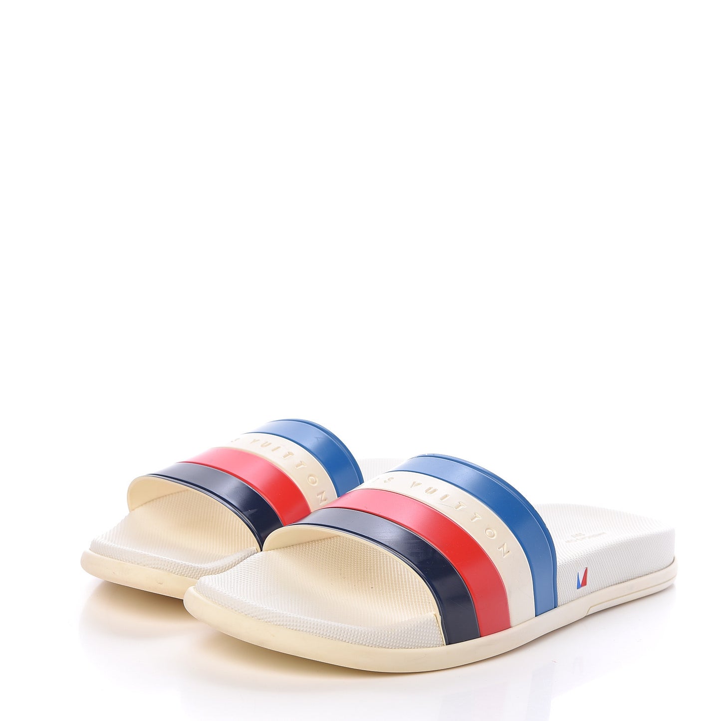 Rubber Mens Waterline Mule Sandals 11 White