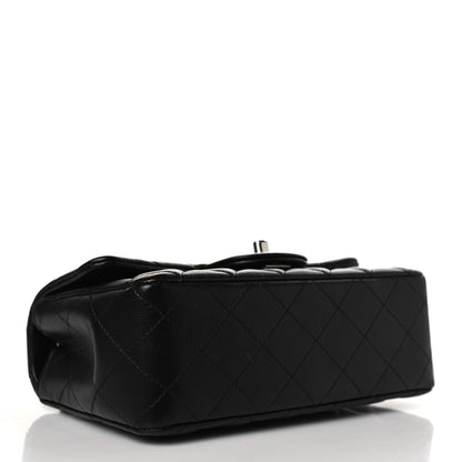 Chanel Lambskin Quilted Mini Rectangular Flap Black 4 of 10