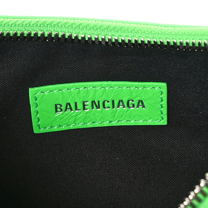 Balenciaga Agneau Arena Crystal Le Cagole Shoulder Bag XS Fluo Green 7 of 11