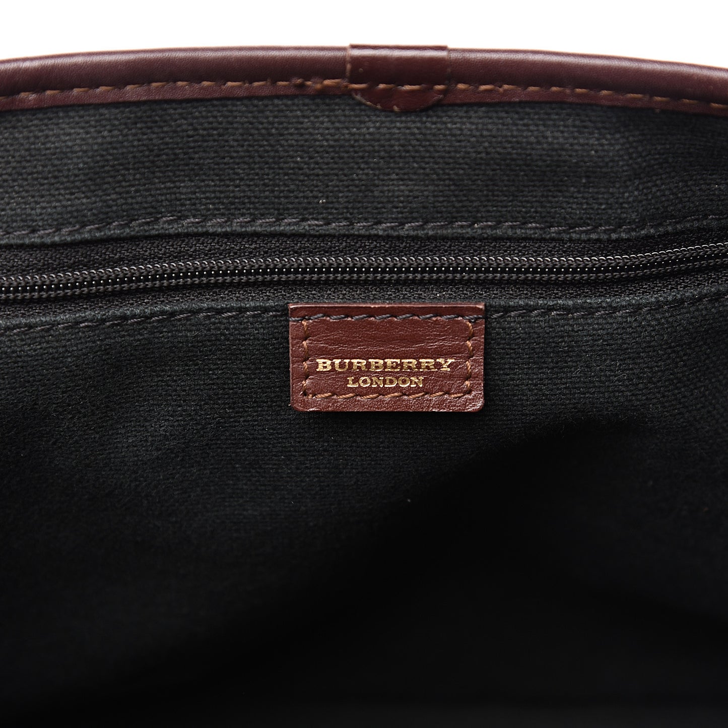 Haymarket Check Buckle Satchel Chocolate
