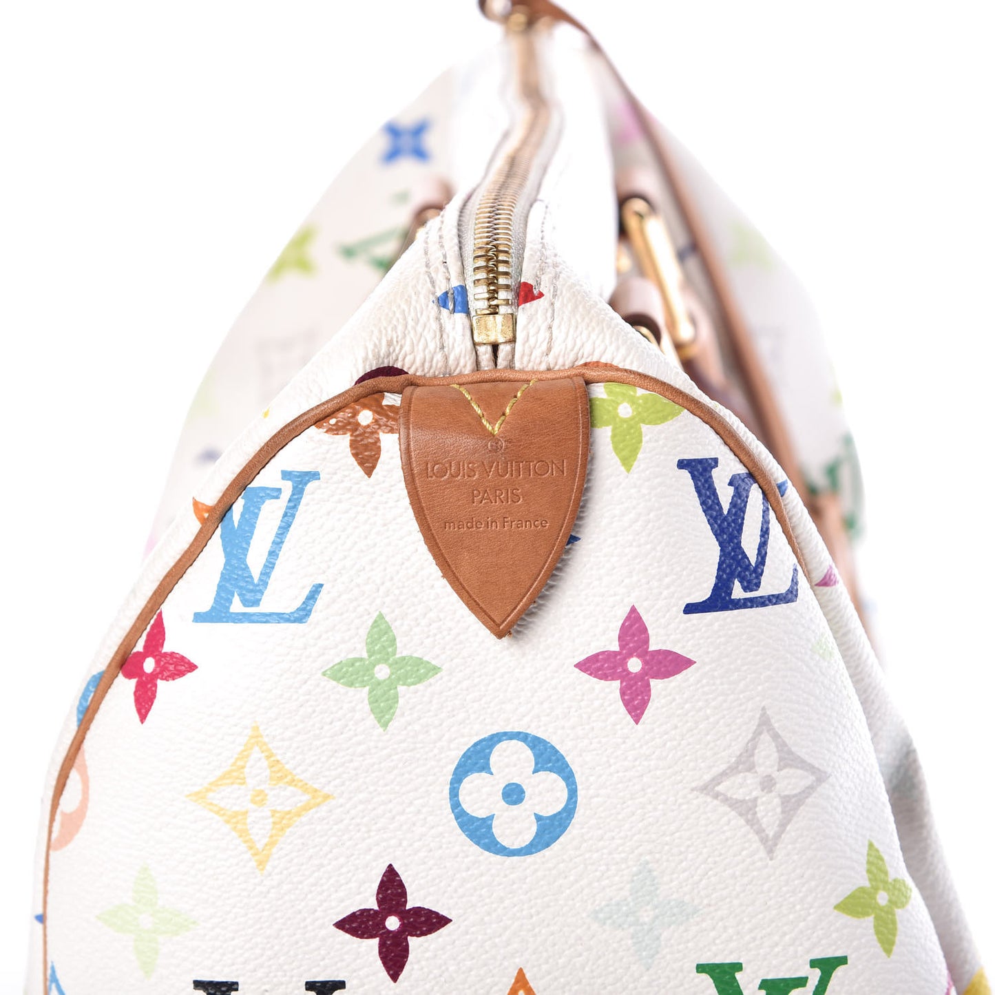 Monogram Multicolor Speedy 30 White