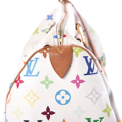 Louis Vuitton Monogram Multicolor Speedy 30 White 6 of 14