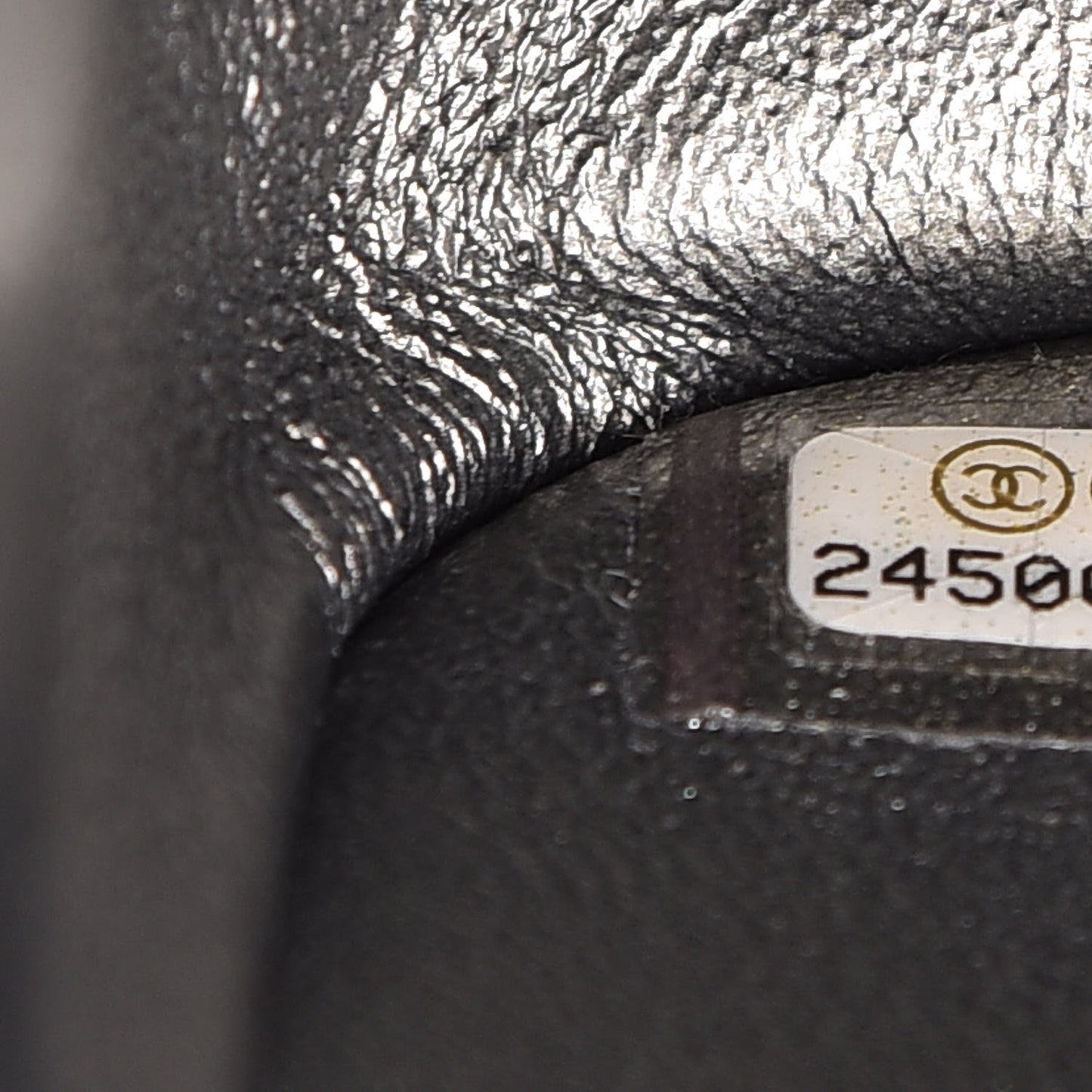 Metallic Calfskin Quilted 2.55 Reissue 226 Flap Charcoal