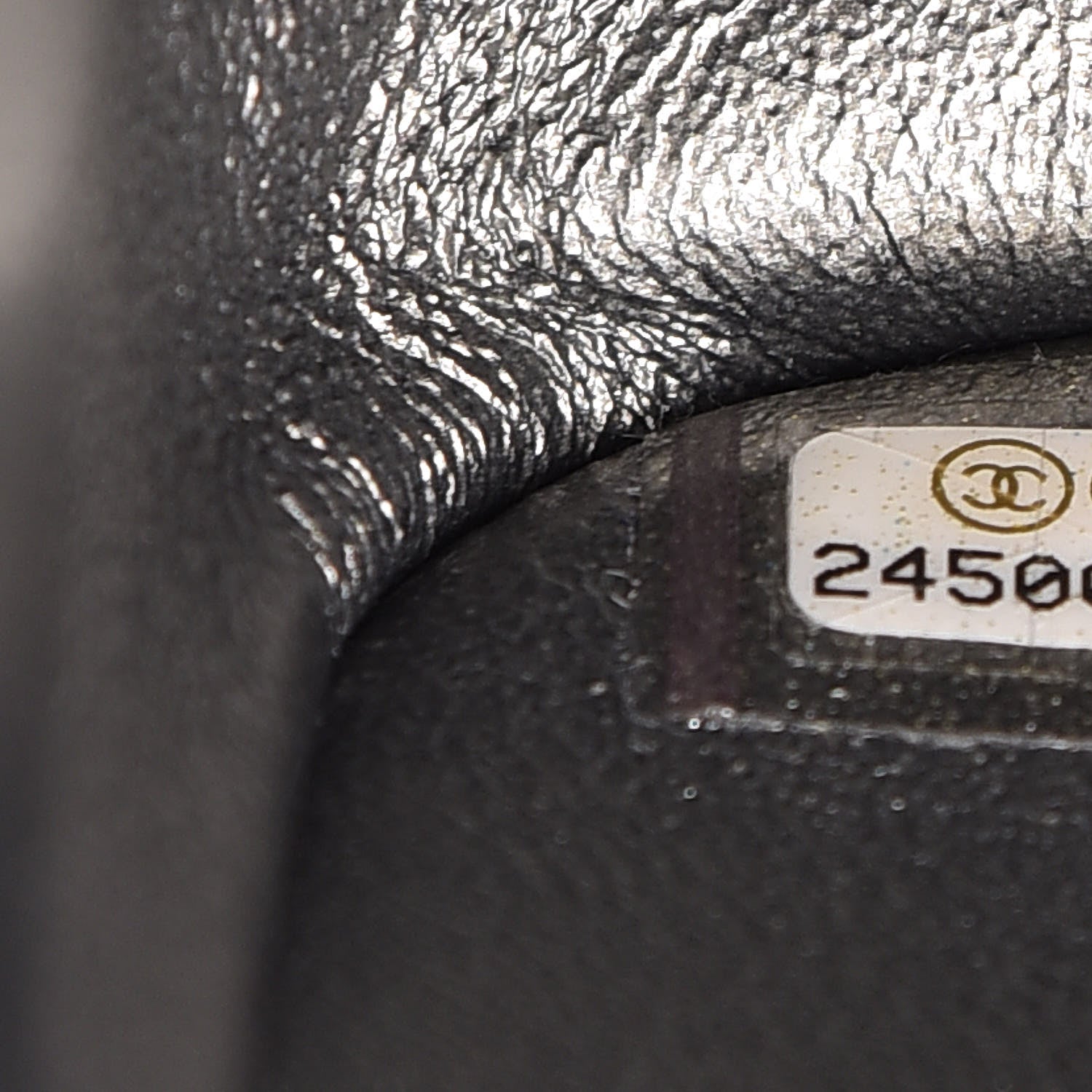 Chanel Metallic Calfskin Quilted 2.55 Reissue 226 Flap Charcoal 9 of 14
