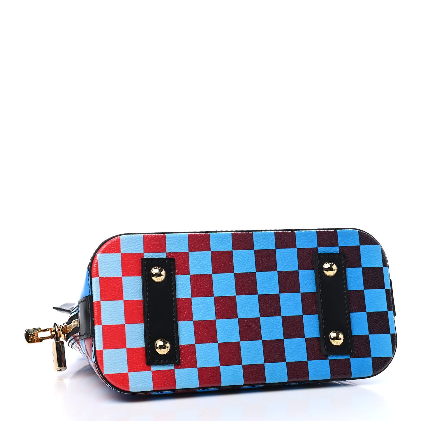 Epi Damier Race Alma BB Blue Vert