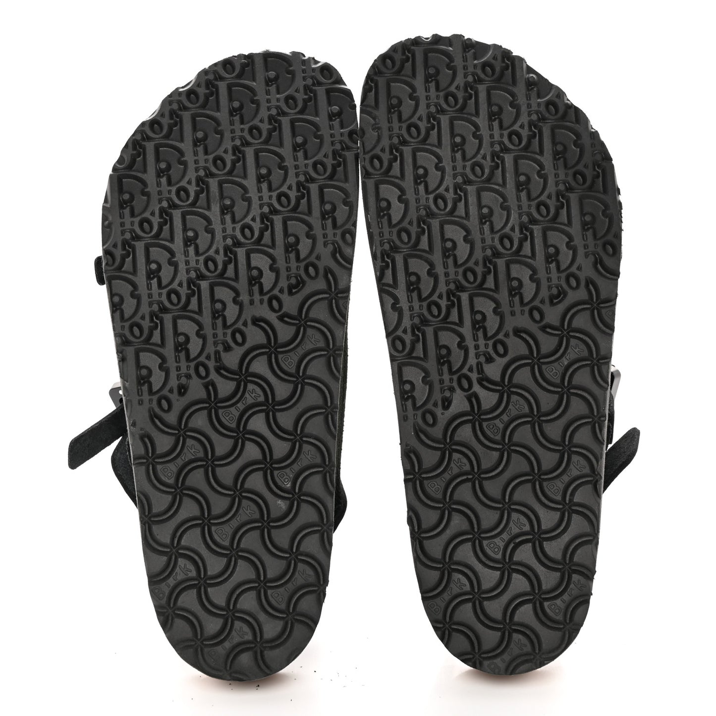 X BIRKENSTOCK Felted Wool Nubuck Calfskin Milano Sandal 41 Black