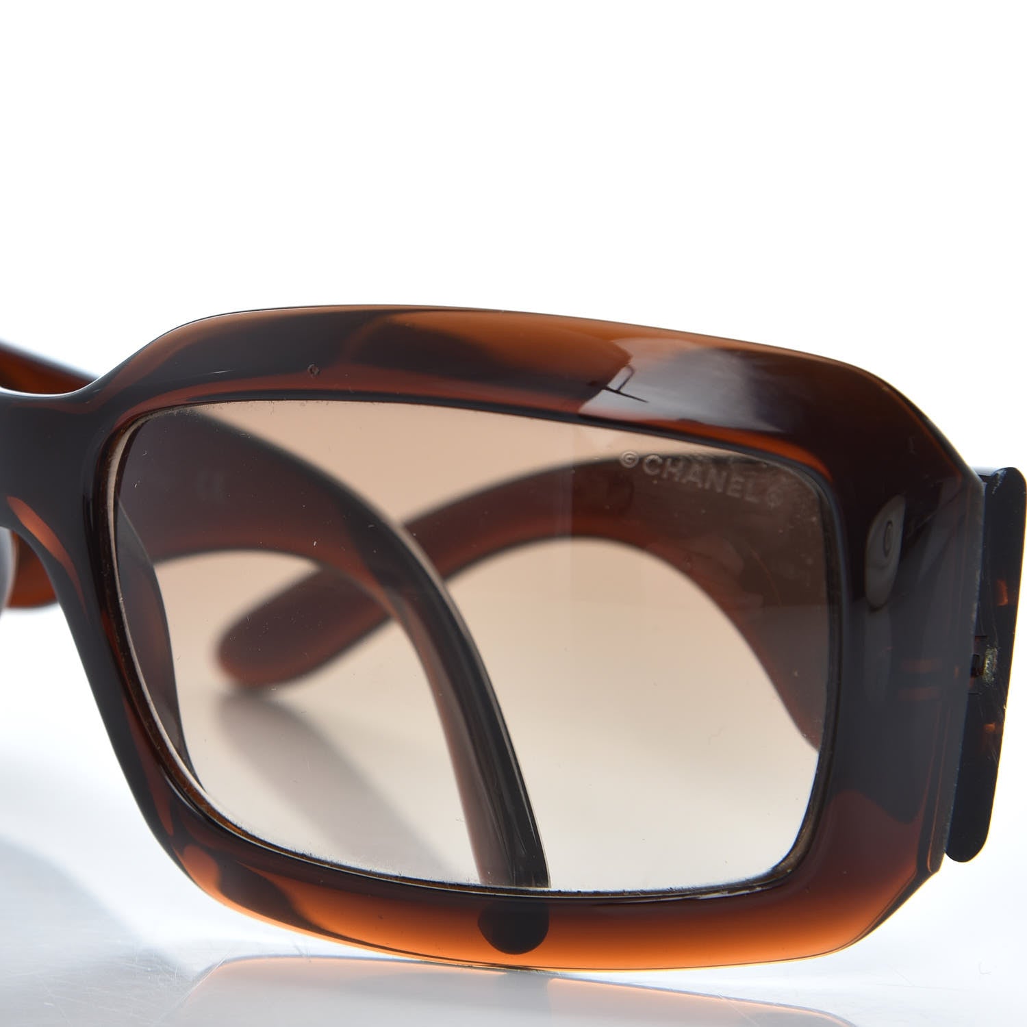 Chanel Mother of Pearl CC Sunglasses 5076-H Brown 9 of 10