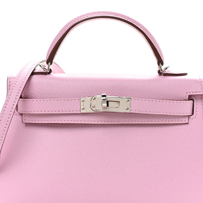 Hermes Epsom Mini Kelly Sellier 20 Mauve Sylvestre 8 of 11
