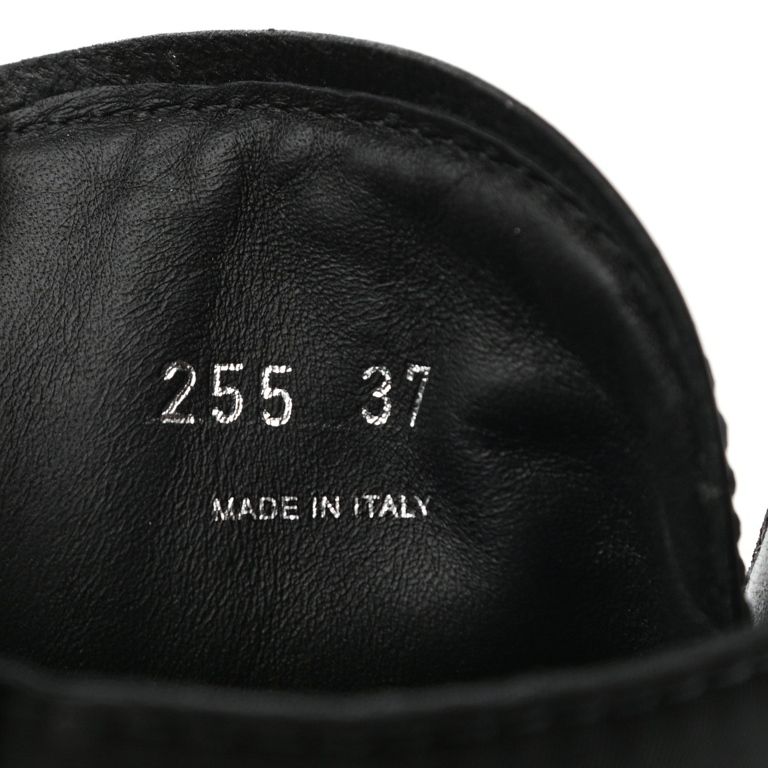 Prada Spazzolato Rois Nylon Metal Triangle Logo Monolith Pouch Pocket 55mm Boots 37 Black 8 of 9