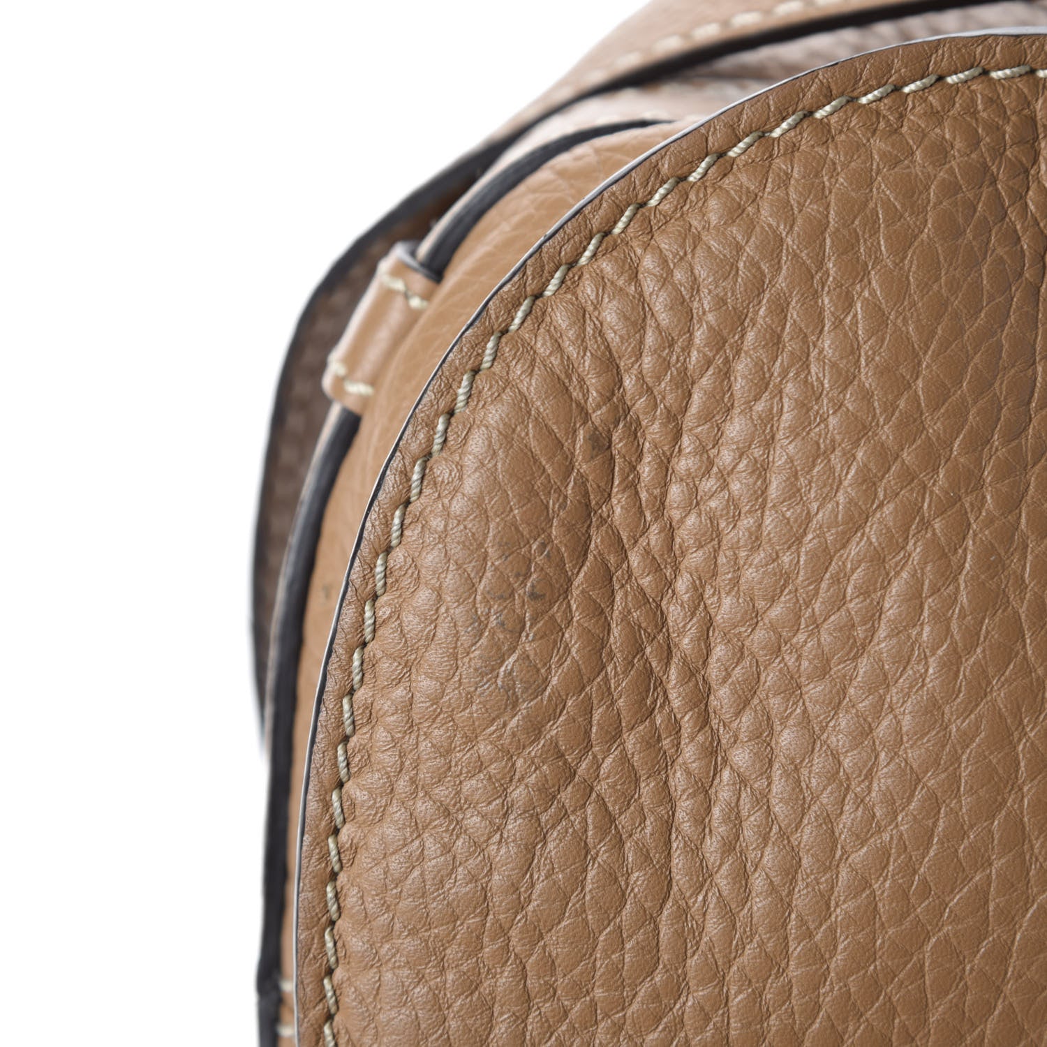Chloe Calfskin Mini Marcie Round Crossbody Bag Nut 10 of 10
