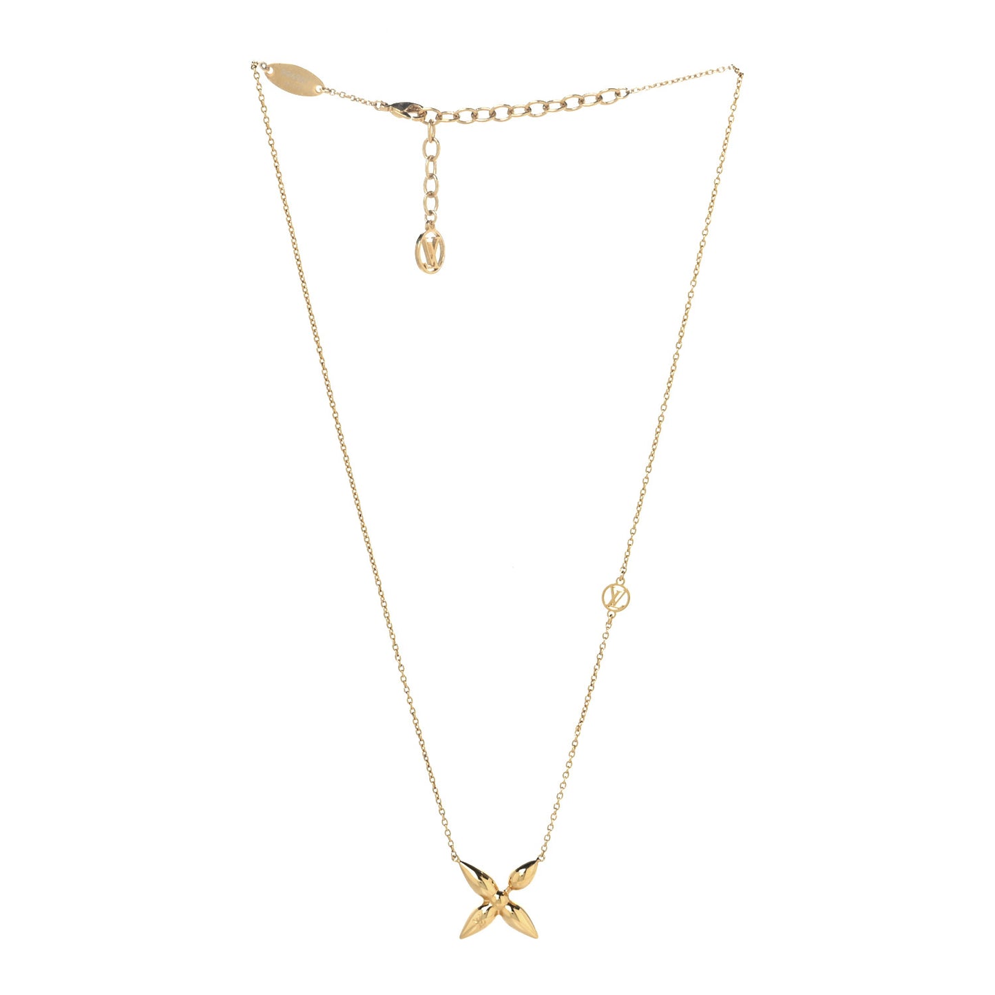 Metal Louisette Necklace Gold