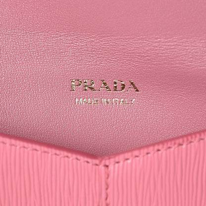 Prada Vitello Move Envelope Wallet Geranio 6 of 8