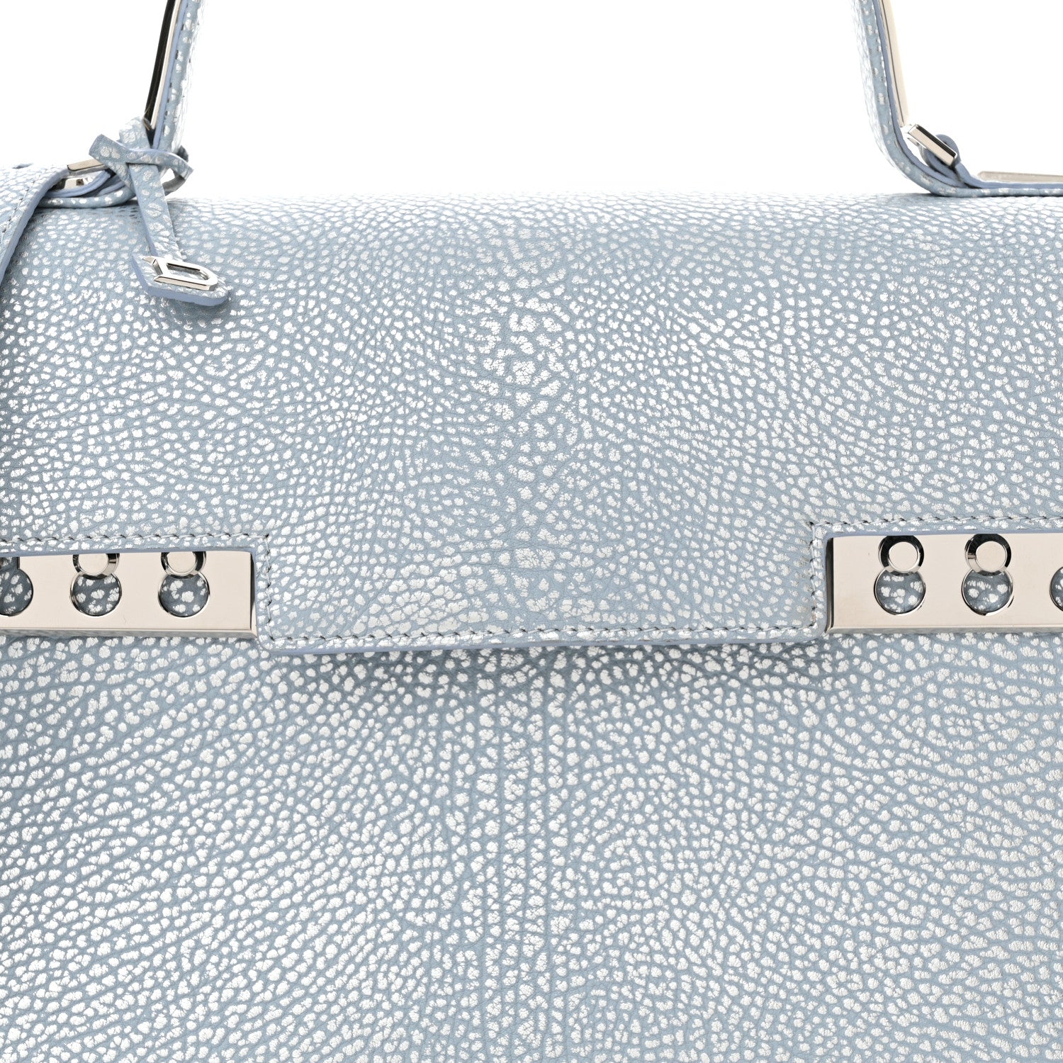 Delvaux Metallic Crispy Calfskin Metal Glam MM Tempete Satchel Flashlight 8 of 11