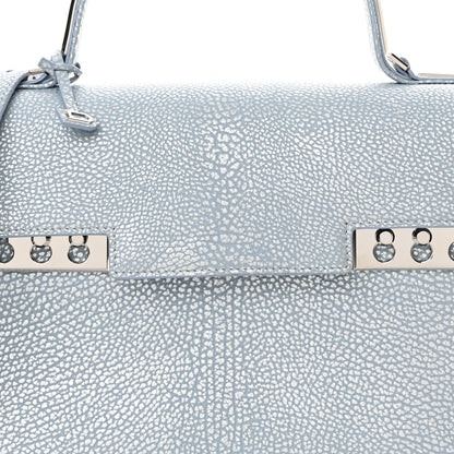 Delvaux Metallic Crispy Calfskin Metal Glam MM Tempete Satchel Flashlight 8 of 11