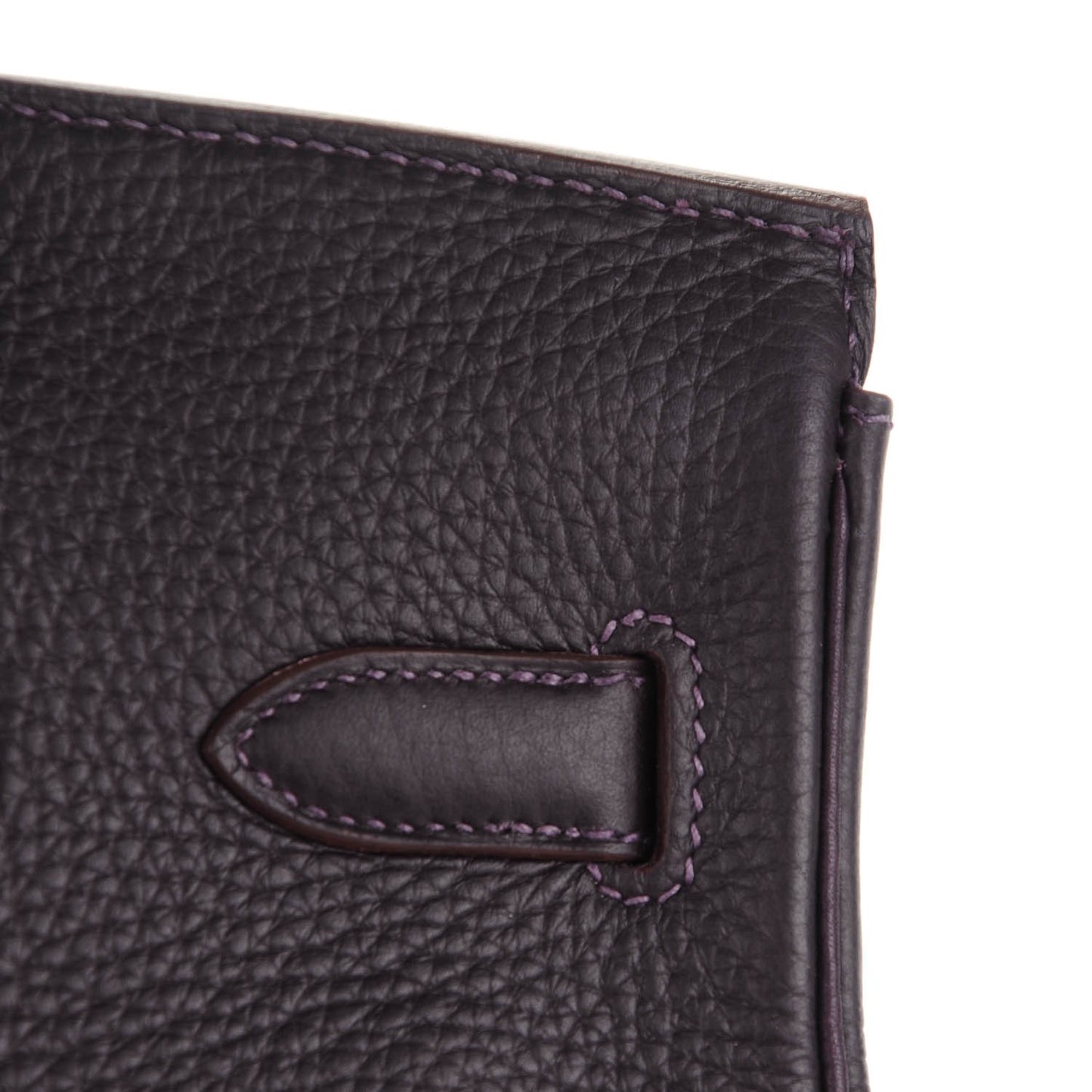 Taurillon Clemence Birkin 30 Raisin