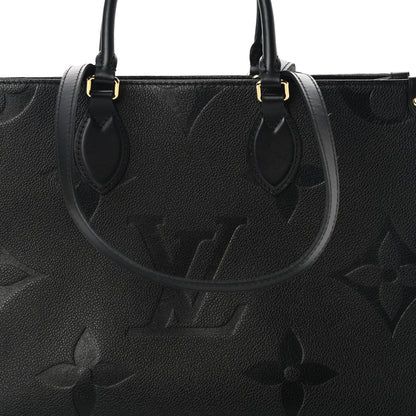 Louis Vuitton Empreinte Monogram Giant Onthego MM Black 7 of 8