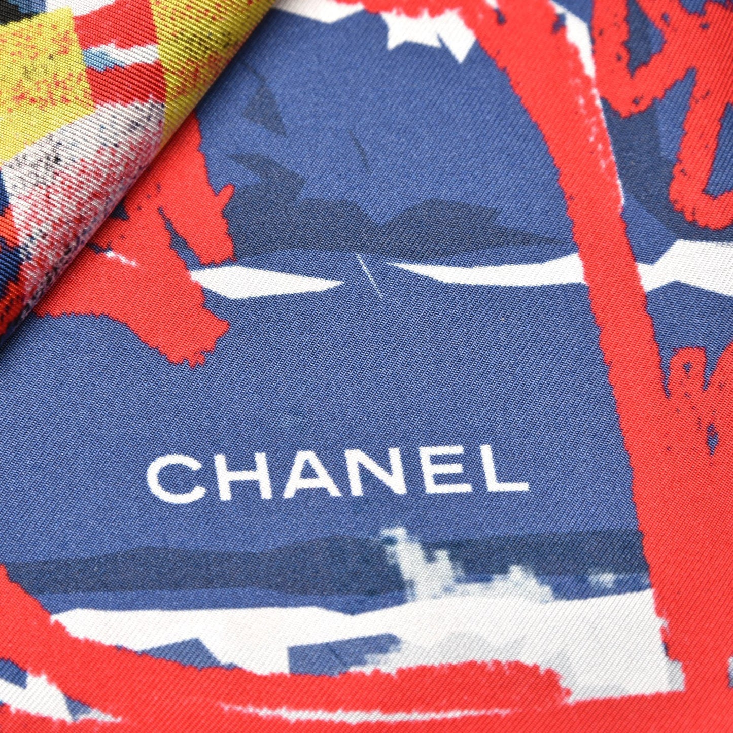 Silk Graffiti Scarf Multicolor
