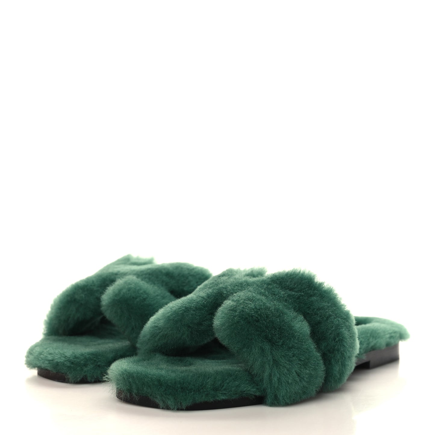 Woolskin Oran Sandals 40 Vert Anglais