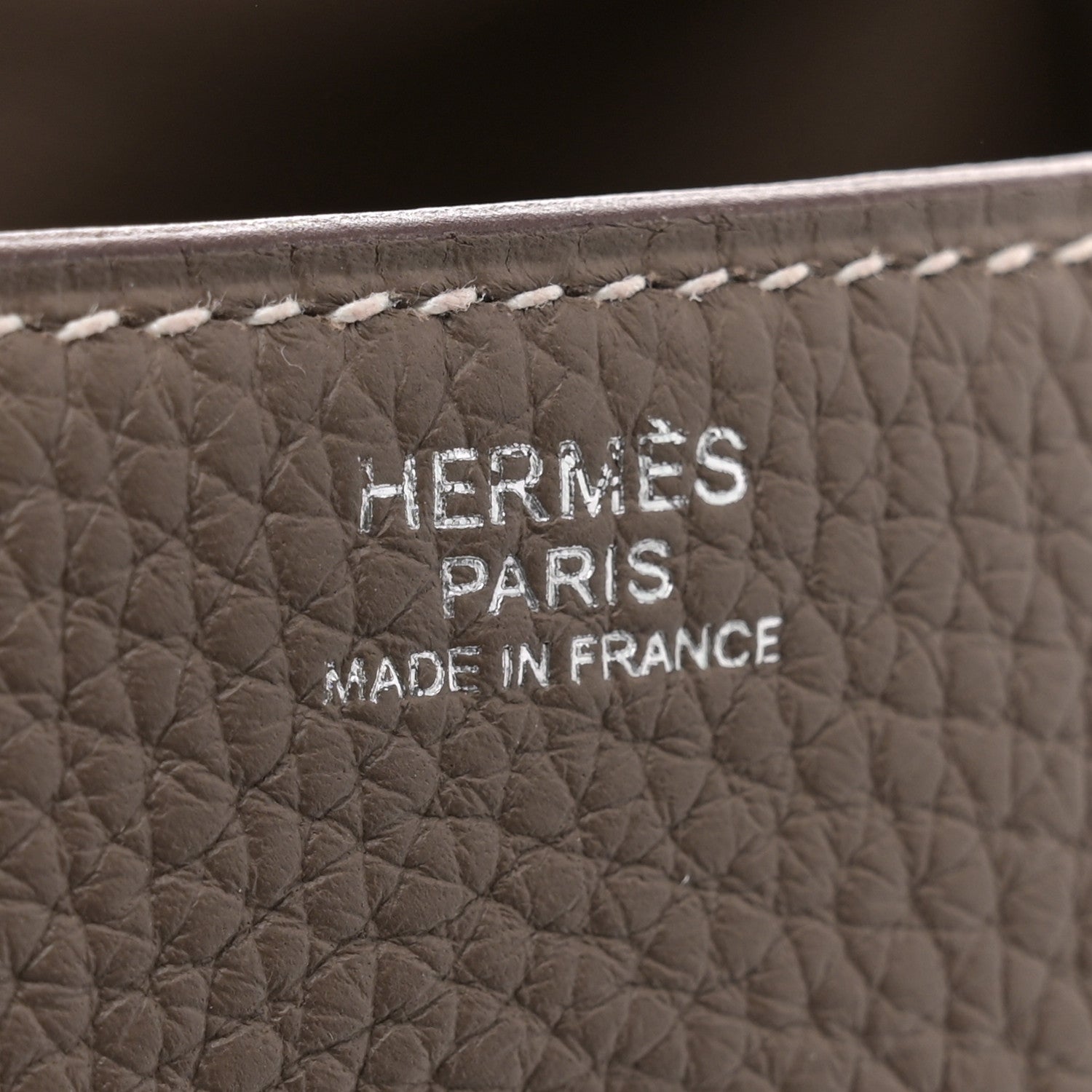 Hermes Taurillon Clemence Lindy 30 Etoupe 6 of 10
