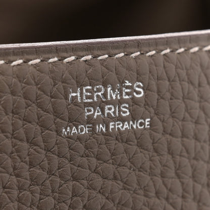 Hermes Taurillon Clemence Lindy 30 Etoupe 6 of 10