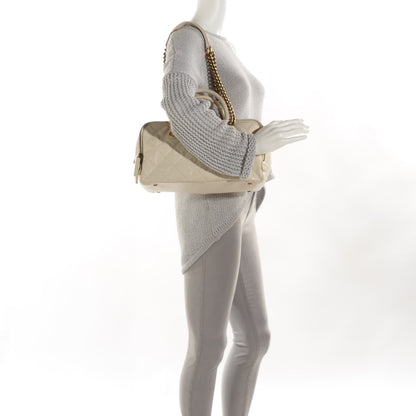 Chanel Crumpled Grained Calfskin Shiva Bowler White 2 of 9