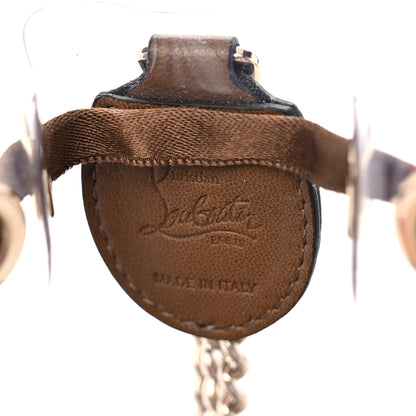 Christian Louboutin PVC Nappa Marie Jane Studded Bucket Bag Brown 6 of 9