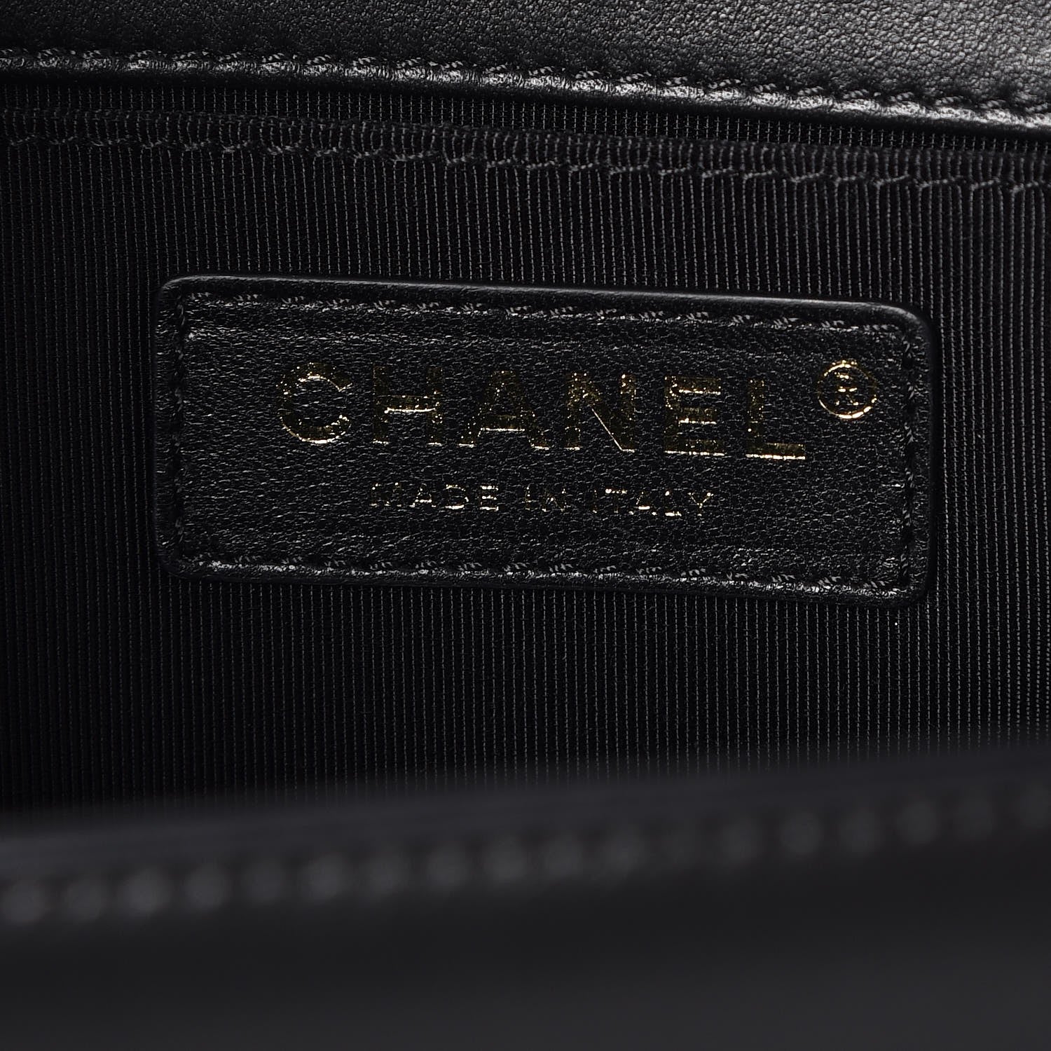 Chanel Lambskin Quilted Medium Boy Flap Black 6 of 8