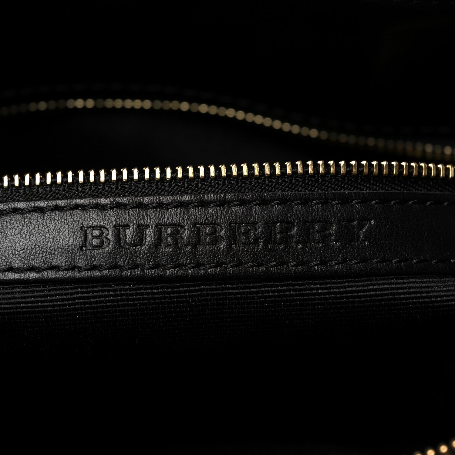 Burberry Calfskin Check Embossed Small Chichester Crossbody Clutch Bag Black 6 of 11