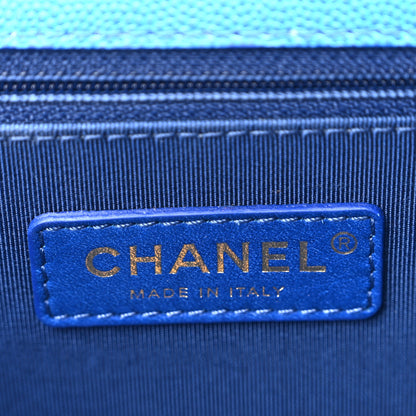 Chanel Caviar Quilted Medium Sunset On The Sea Flap Blue 6 of 10