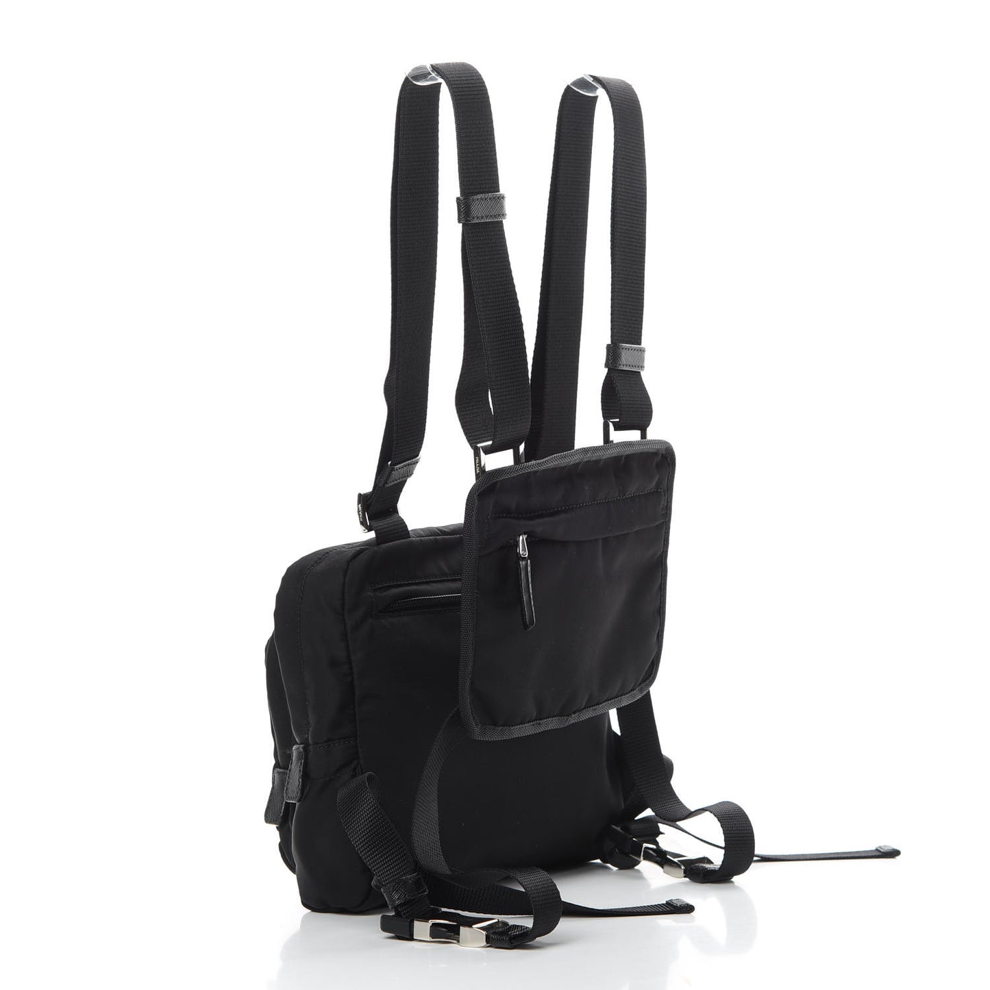 Tessuto Nylon Montagna Harness Bag Black