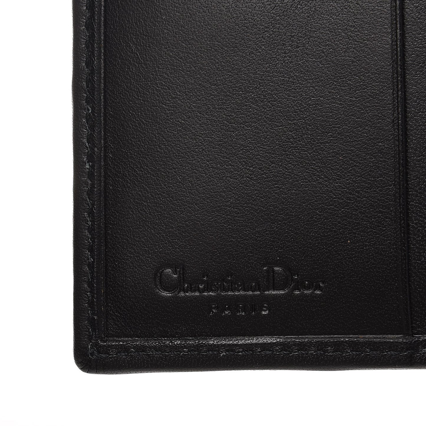 Monogram Compact Wallet Black