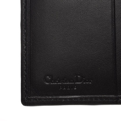Christian Dior Monogram Compact Wallet Black 6 of 6