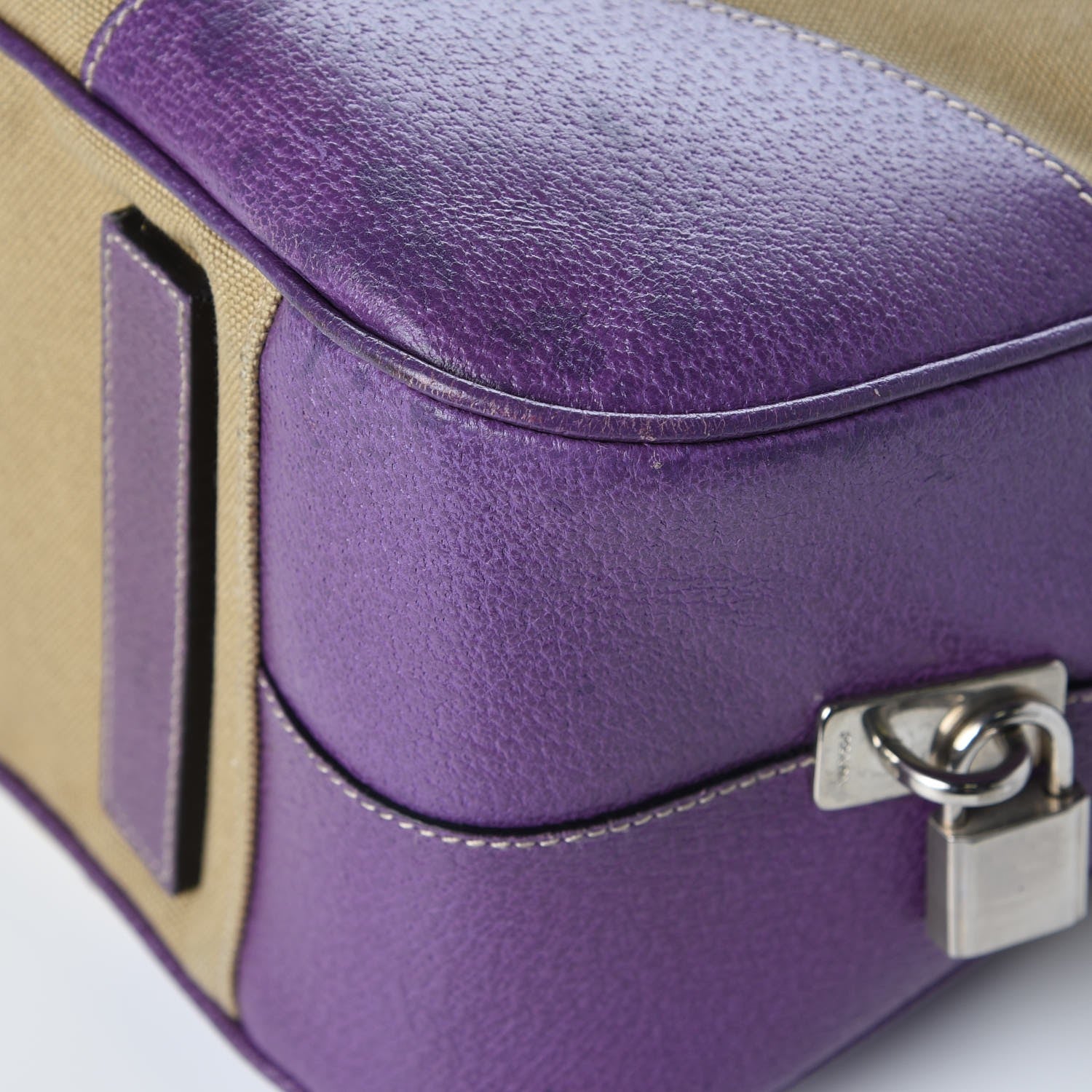 Prada Canapa Cinghiale Bowler Viola 13 of 13