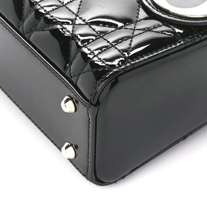 Christian Dior Patent Cannage Mini Lady Dior Black 10 of 10