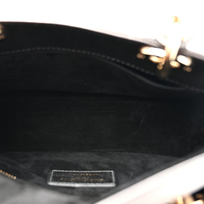 Christian Dior Metallic Lambskin Cannage Small My ABCDior Lady Dior Dark Silver 5 of 11