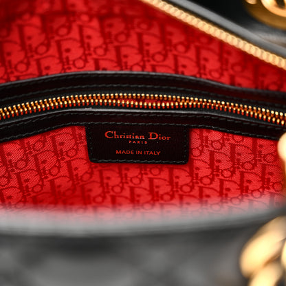 Christian Dior Lambskin Cannage Large Lady Dior Black 6 of 13