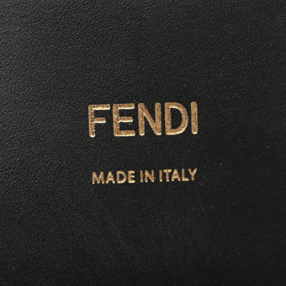 Fendi Raffia Vitello King Macrame Mesh Large Peekaboo X-Tote Natural Black Cuoio 6 of 10