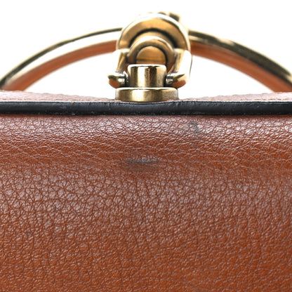 Chloe Calfskin Suede Small Nile Bracelet Bag Caramel 7 of 8