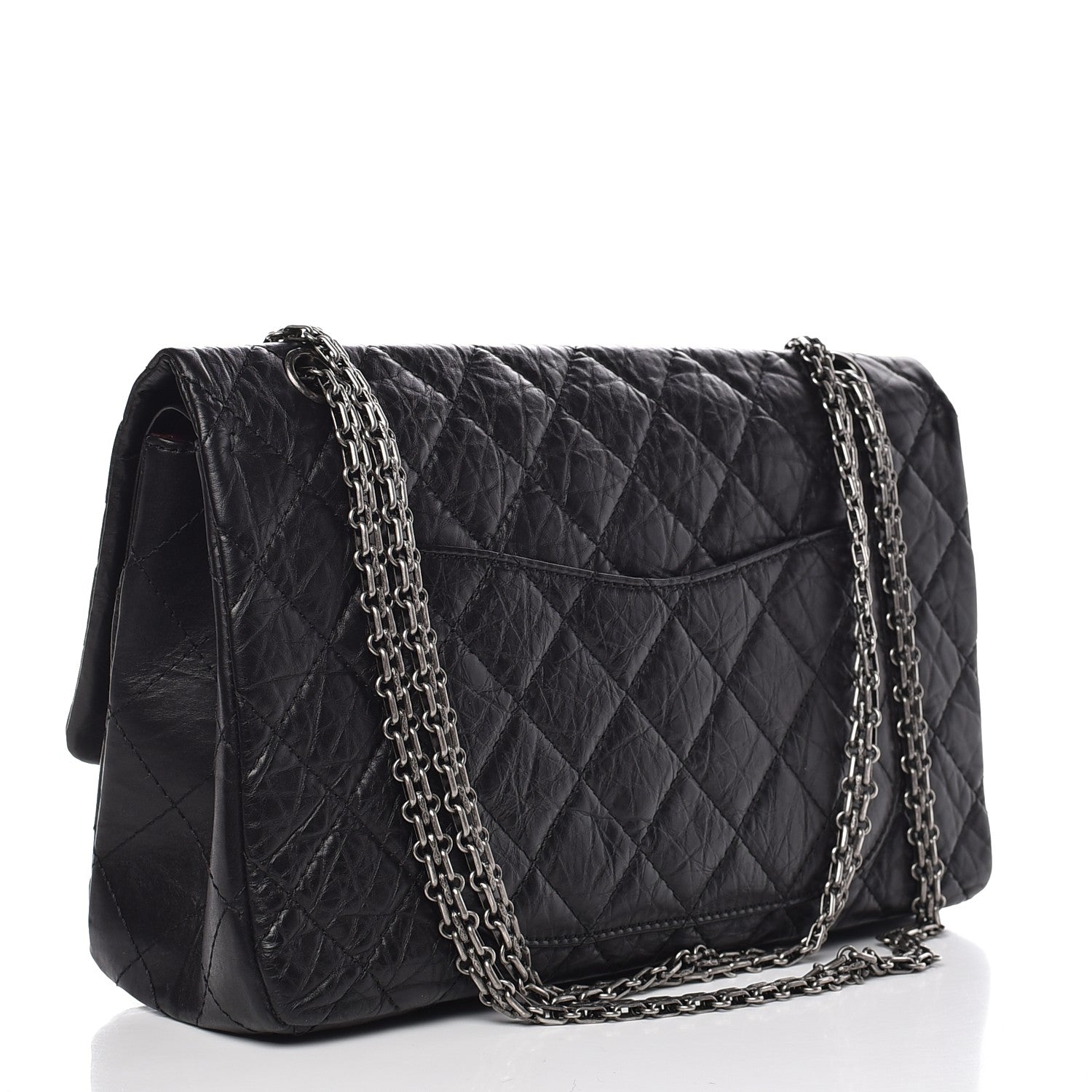 Chanel Aged Calfskin Quilted 2.55 Reissue 227 Flap Black 4 of 10
