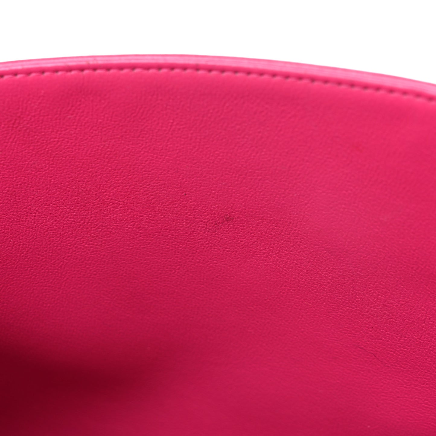 Lambskin Quilted Jumbo Double Flap Dark Pink