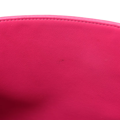 Chanel Lambskin Quilted Jumbo Double Flap Dark Pink 13 of 21