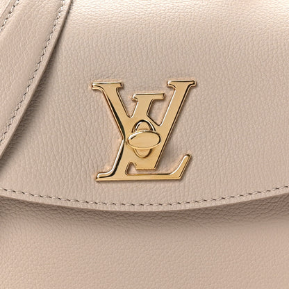 Louis Vuitton Soft Calfskin Mini Lockme Ever Greige 7 of 9
