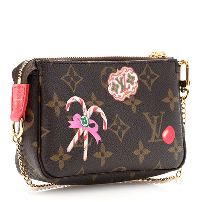 Louis Vuitton Monogram Animation Candy Factory Mini Pochette Accessories Candy Red 3 of 7