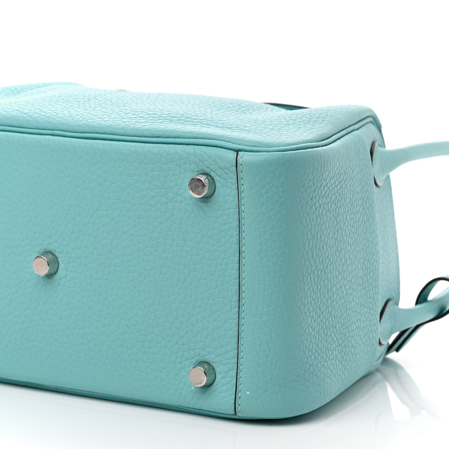 Hermes Taurillon Clemence Lindy 26 Bleu Atoll 10 of 10