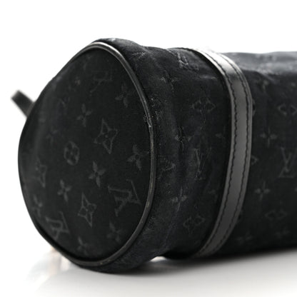 Louis Vuitton Satin Monogram Mini Papillon Black 8 of 9